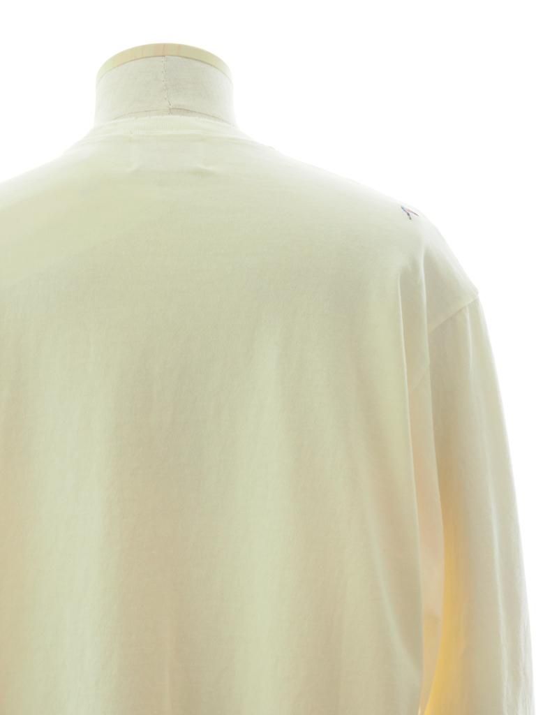 TUITACI 朔 ツイタチ - Pigment Dyed L/S T Shirts ピグメントダイロングスリーブティー - Ivory