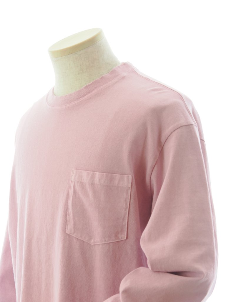 TUITACI  ĥ - Pigment Dyed L/S T Shirts ԥȥ󥰥꡼֥ƥ - Pink