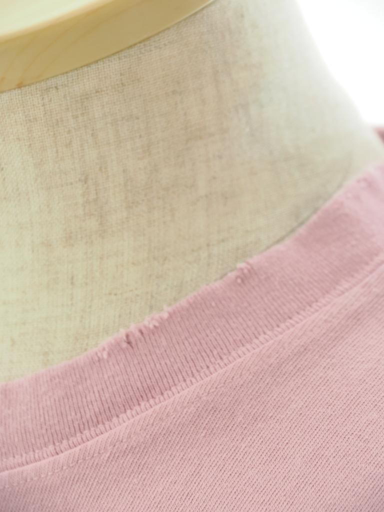 TUITACI 朔 ツイタチ - Pigment Dyed L/S T Shirts ピグメントダイロングスリーブティー - Pink