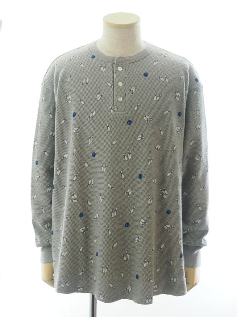 TUITACI 朔 ツイタチ - Henry Neck Pins Thermal ヘンリーネックピンズサーマル - Grey
