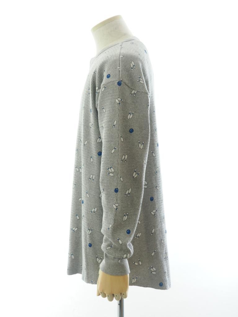 TUITACI 朔 ツイタチ - Henry Neck Pins Thermal ヘンリーネックピンズサーマル - Grey
