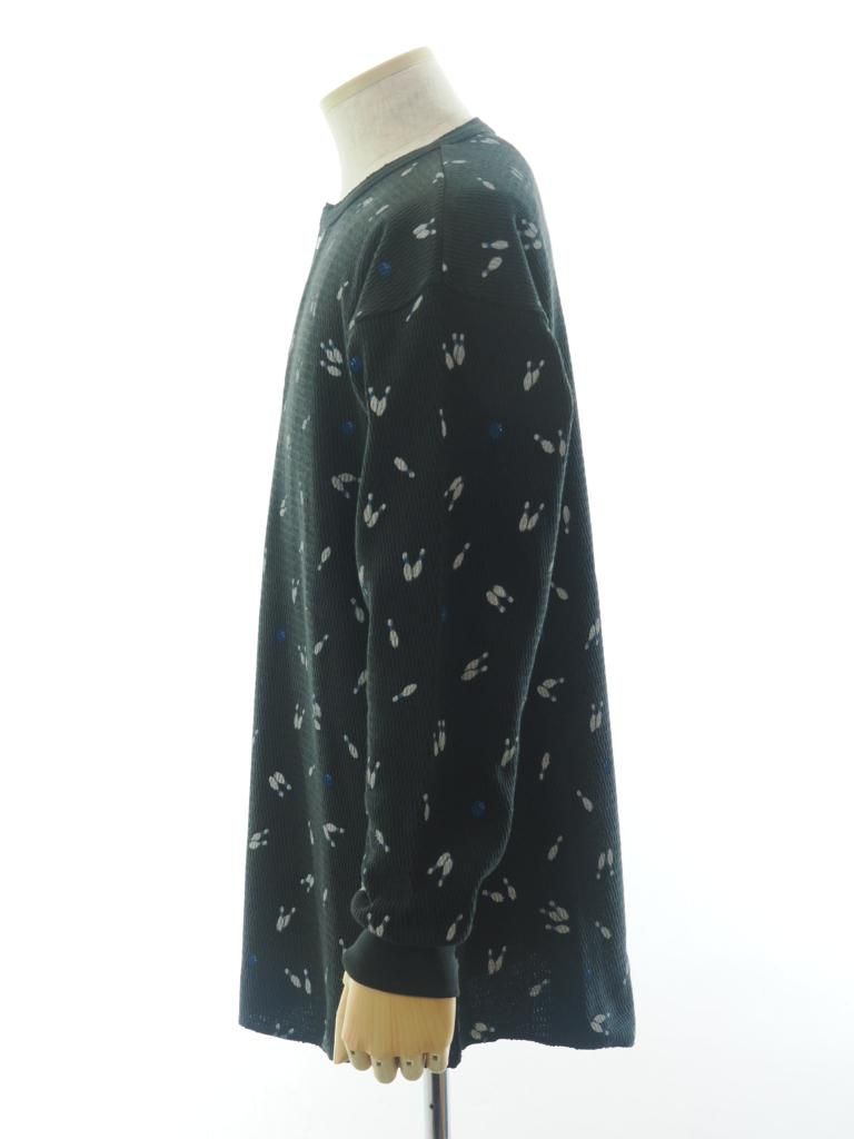 TUITACI 朔 ツイタチ - Henry Neck Pins Thermal ヘンリーネックピンズサーマル - Black