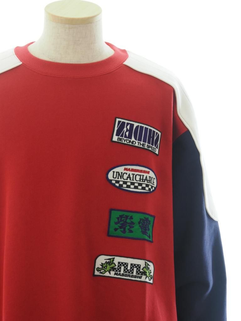 SHIDEN シデン - Motor Cycle Sweat Shirt モーターサイクルスウェットシャツ - C/PE Pile Jersey