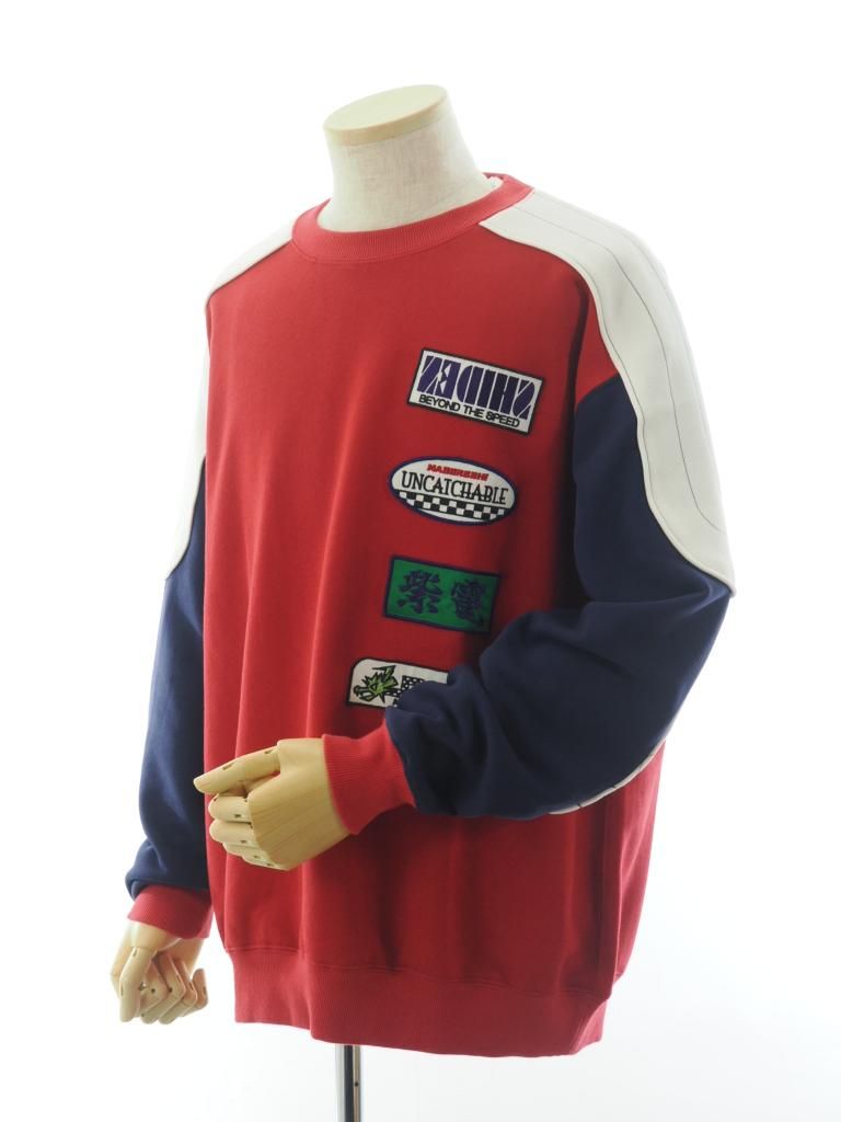 SHIDEN シデン - Motor Cycle Sweat Shirt モーターサイクルスウェットシャツ - C/PE Pile Jersey