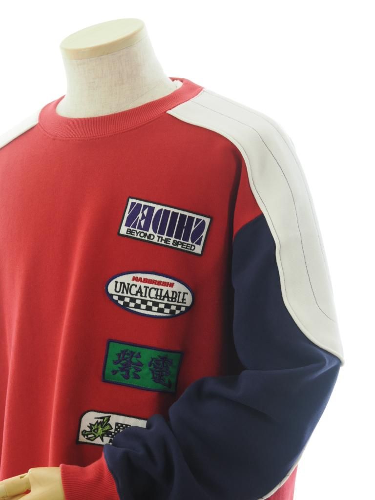 SHIDEN シデン - Motor Cycle Sweat Shirt モーターサイクルスウェットシャツ - C/PE Pile Jersey
