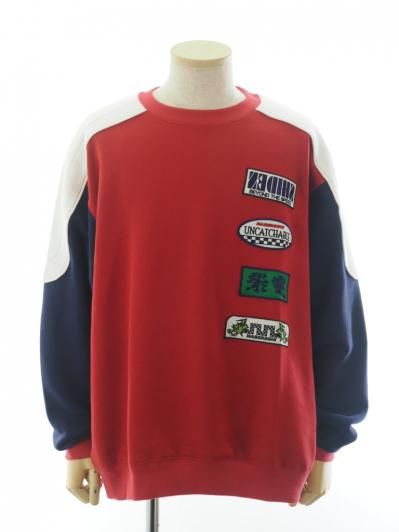 SHIDEN シデン - Motor Cycle Sweat Shirt モーターサイクルスウェットシャツ - C/PE Pile Jersey