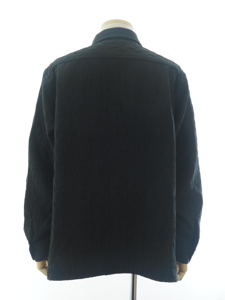 Engineered Garments エンジニアドガーメンツ - Classic Shirt クラッシックシャツ - Polyester Geo Quilt - Black