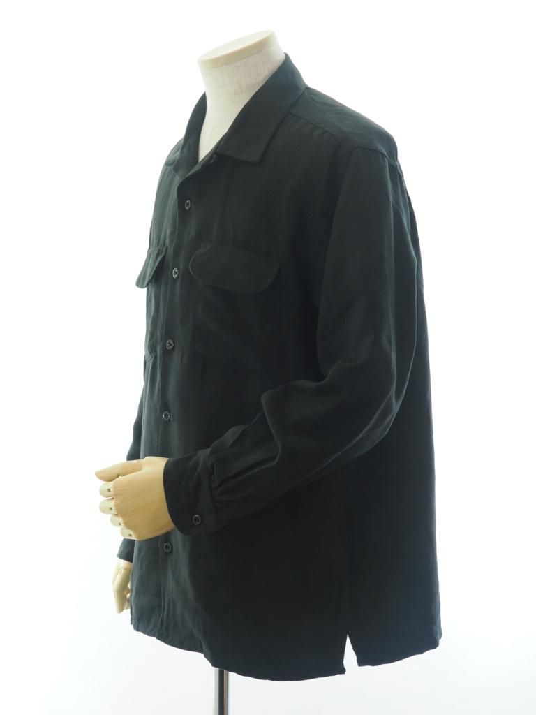Engineered Garments エンジニアドガーメンツ - Classic Shirt クラッシックシャツ - Lt.Weight Fake Suede - Black