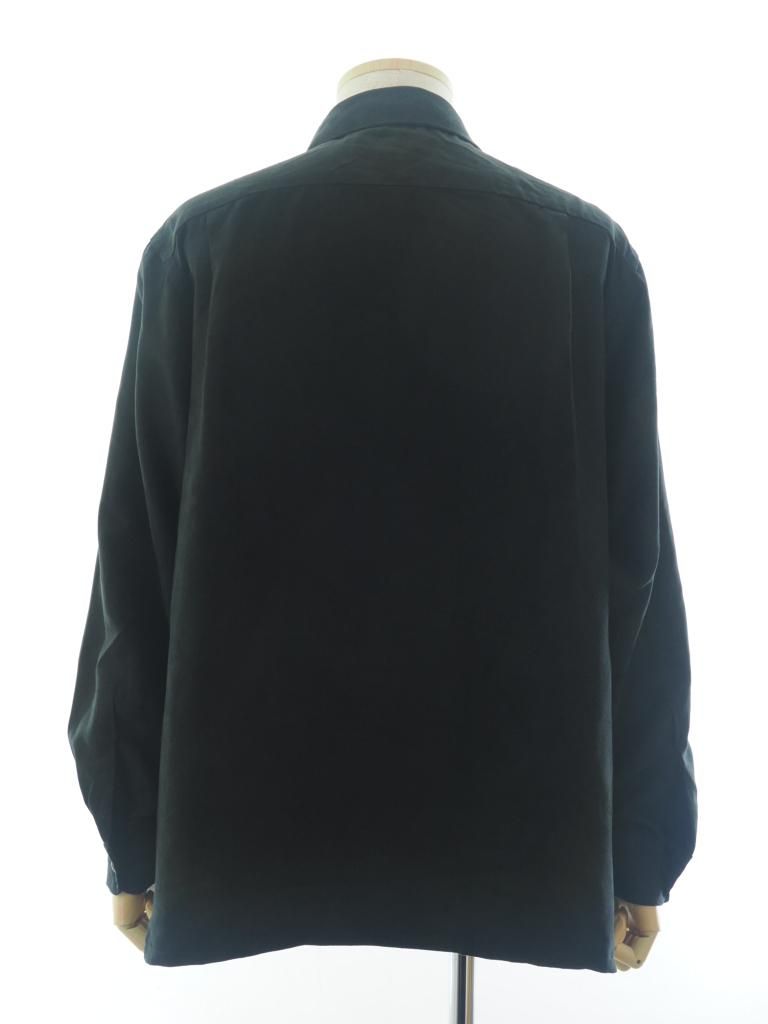 Engineered Garments エンジニアドガーメンツ - Classic Shirt クラッシックシャツ - Lt.Weight Fake Suede - Black