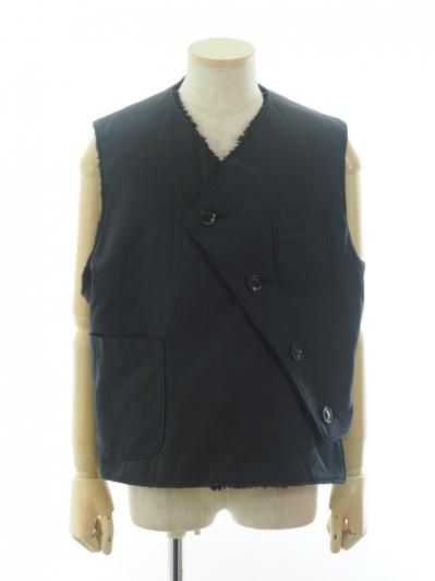 Engineered Garments エンジンニアドガーメンツ - Over Vest オーバーベスト - Nyco Twill - Black