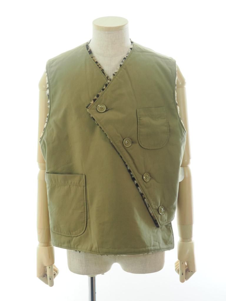 Engineered Garments エンジンニアドガーメンツ - Over Vest オーバーベスト - Nyco Twill - Khaki