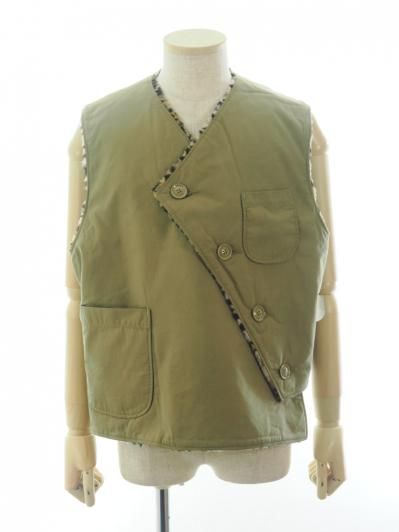 Engineered Garments エンジンニアドガーメンツ - Over Vest オーバーベスト - Nyco Twill - Khaki