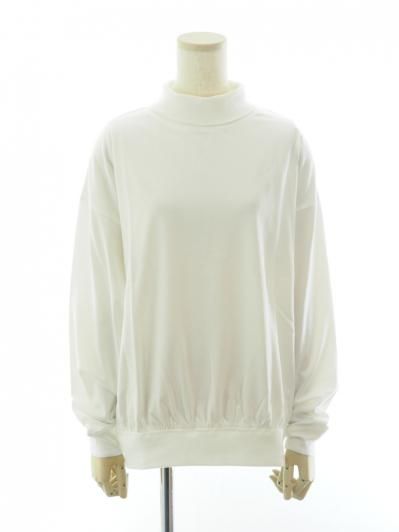 Rhodolirion ロドリリオン - Swallow EMB. Turtle Neck Tee スワローエンブロイダリータートルネックティー - White