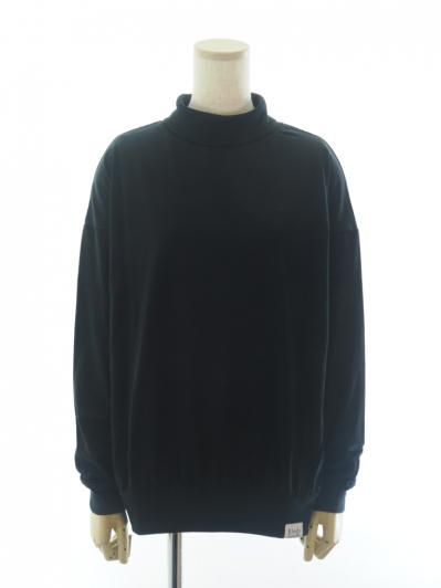 Rhodolirion ロドリリオン - Swallow EMB. Turtle Neck Tee スワローエンブロイダリータートルネックティー - Black