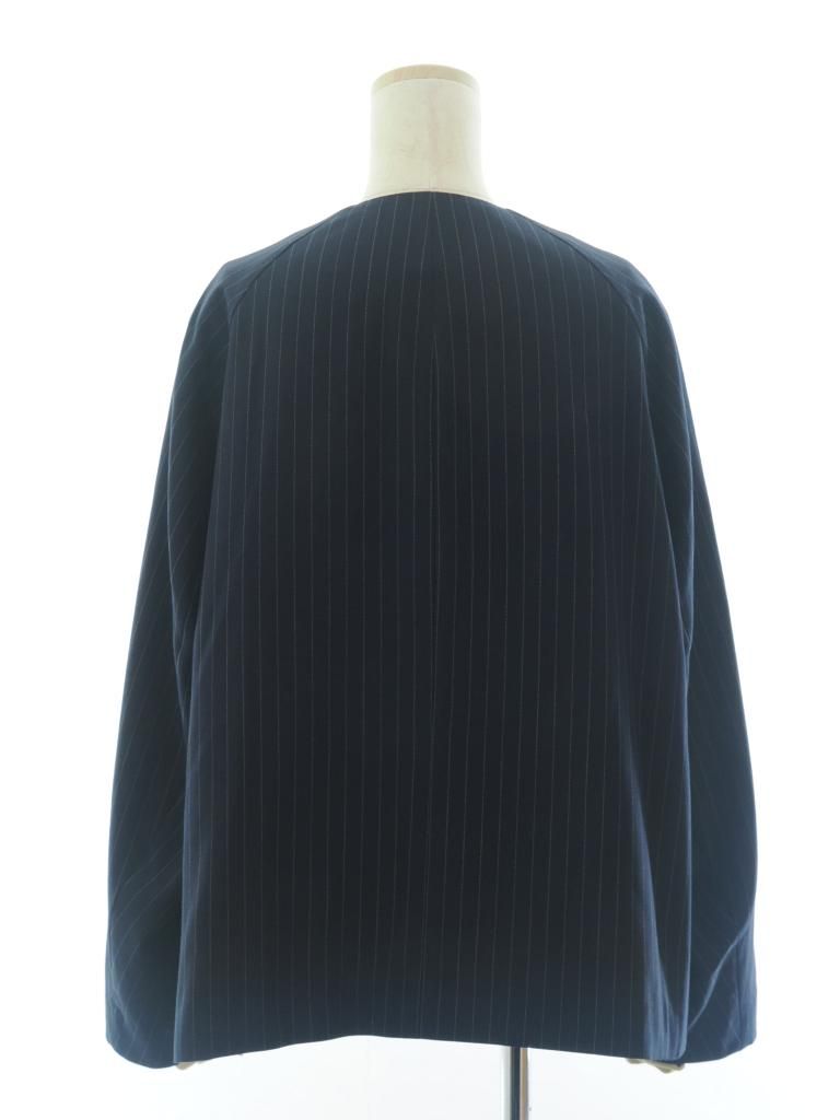 Rhodolirion ロドリリオン - Frill Pockets Coveralls フリルポケットカバーオール - Gabardine - Navy