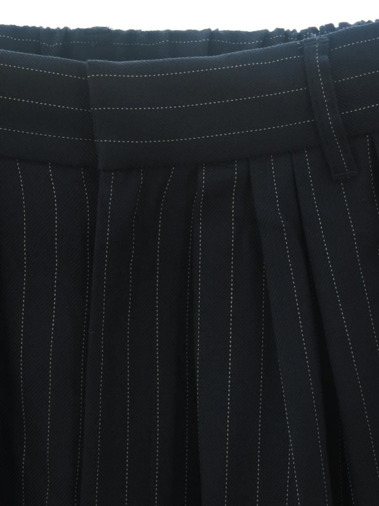Rhodolirion ロドリリオン - Tack Balloon Pants タックバルーンパンツ - Gabardine - Navy