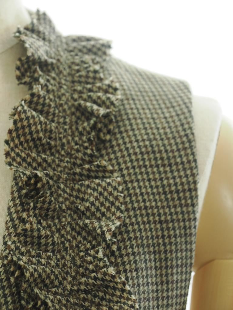 Rhodolirion ロドリリオン - Frill Vest フリルベスト - Houndstooth