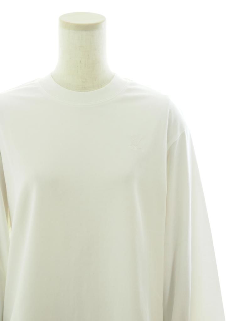 Rhodolirion ロドリリオン - Swallow EMB. Crew Neck Tee スワローエンブロイダリークルーネックティー - White