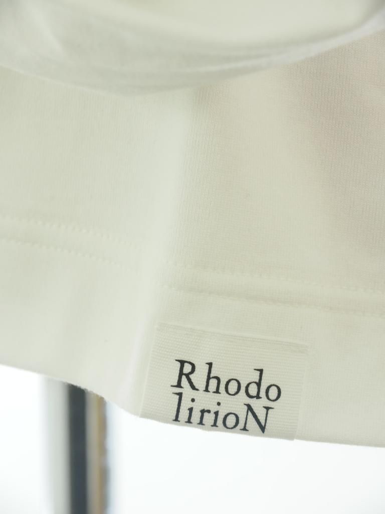 Rhodolirion ロドリリオン - Swallow EMB. Crew Neck Tee スワローエンブロイダリークルーネックティー - White