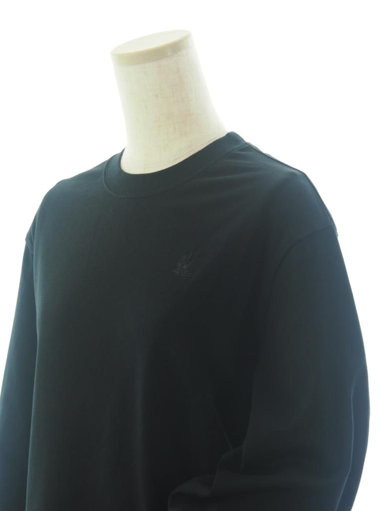 Rhodolirion ロドリリオン - Swallow EMB. Crew Neck Tee スワローエンブロイダリークルーネックティー - Black