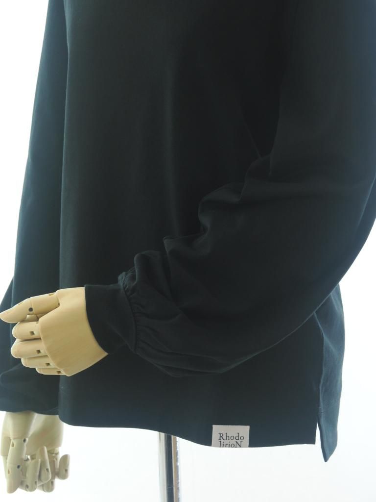 Rhodolirion ロドリリオン - Swallow EMB. Crew Neck Tee スワローエンブロイダリークルーネックティー - Black