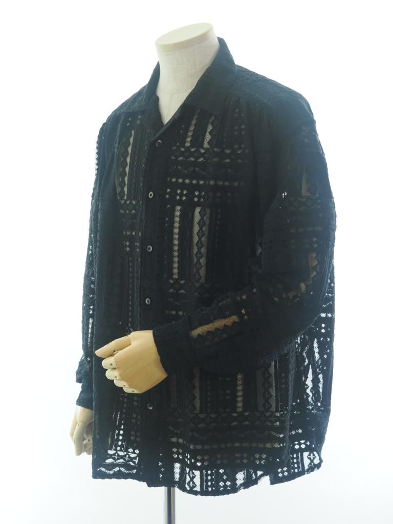 Painter Shirt - Off White - Poly Lace | Nepenthes New York