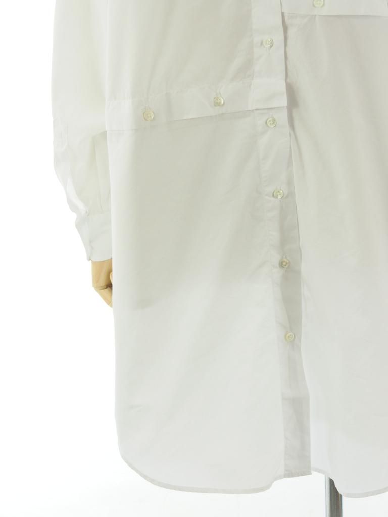 Engineered Garments エンジニアドガーメンツ - LB Shirt - 100's 2Ply Broadcloth - White