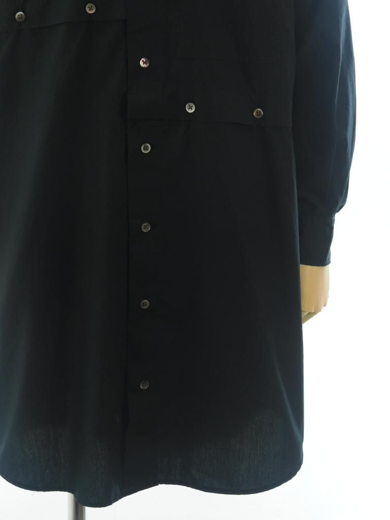 Engineered Garments エンジニアドガーメンツ - LB Shirt - 100's 2Ply Broadcloth - Black