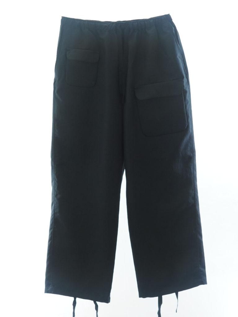South2 West8 サウスツーウエストエイト - String Cuff Balloon Pant ストリングカフバルーンパンツ - Poly Twill - Black
