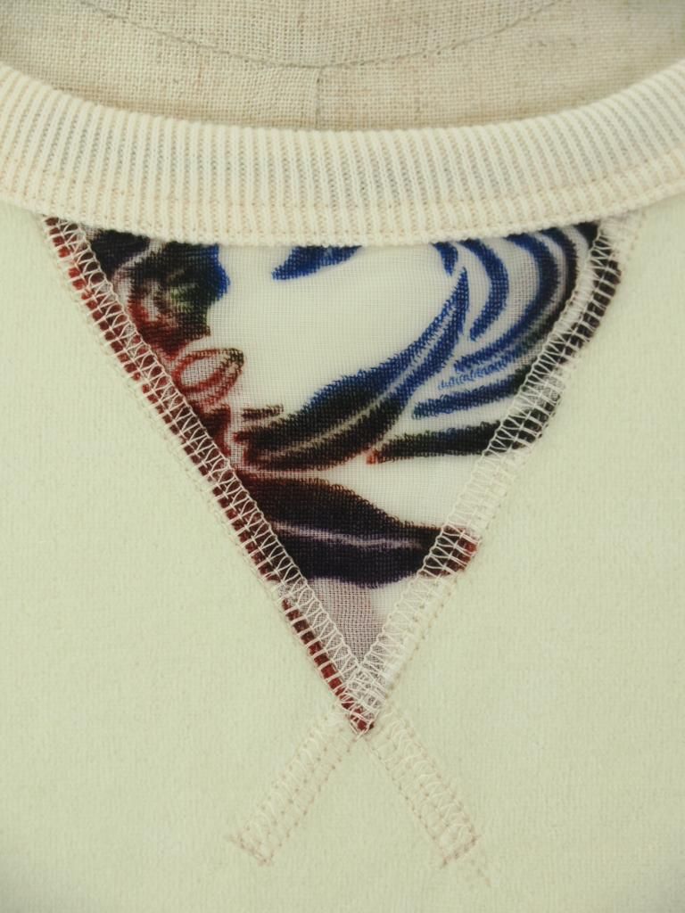 TUITACI 朔 ツイタチ - Ryukyu Dyeing Velvet Pullover リュウキュウダイイングベルベットプルオーバー White