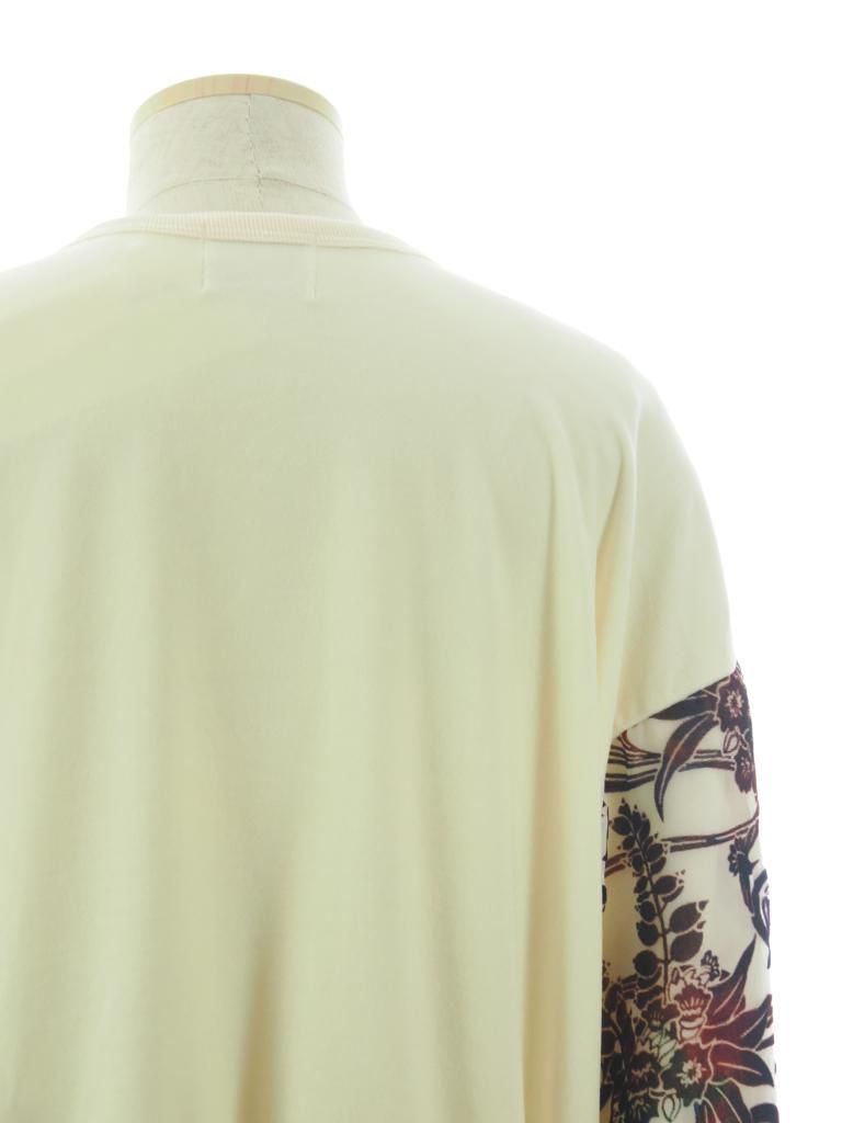 TUITACI 朔 ツイタチ - Ryukyu Dyeing Velvet Pullover リュウキュウダイイングベルベットプルオーバー White