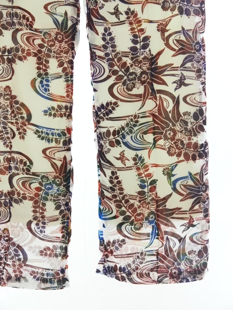 TUITACI 朔 ツイタチ - Ryukyu Dyeing Velvet Pant リュウキュウダイイングベルベットパンツ -  White