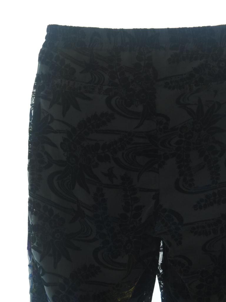 TUITACI 朔 ツイタチ - Ryukyu Dyeing Velvet Pant リュウキュウダイイングベルベットパンツ -  Black
