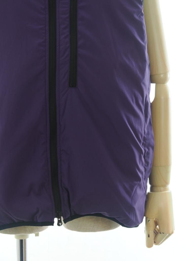 South2 West8 サウスツーウエストエイト - Insulator Vest インシュレーターベスト - Peach Skin - Purple