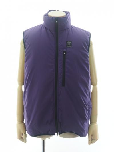 South2 West8 サウスツーウエストエイト - Insulator Vest インシュレーターベスト - Peach Skin - Purple