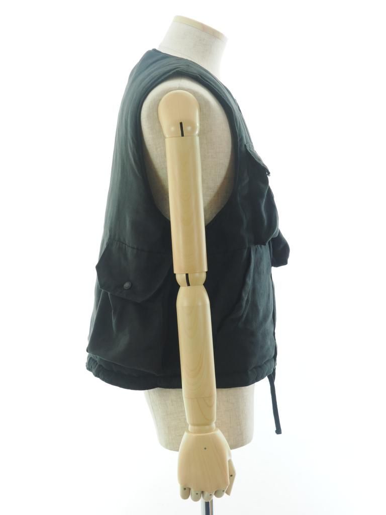 Engineered Garments エンジンニアドガーメンツ - Cover Vest カバーベスト - Lt. Weight Fake Suede - Black