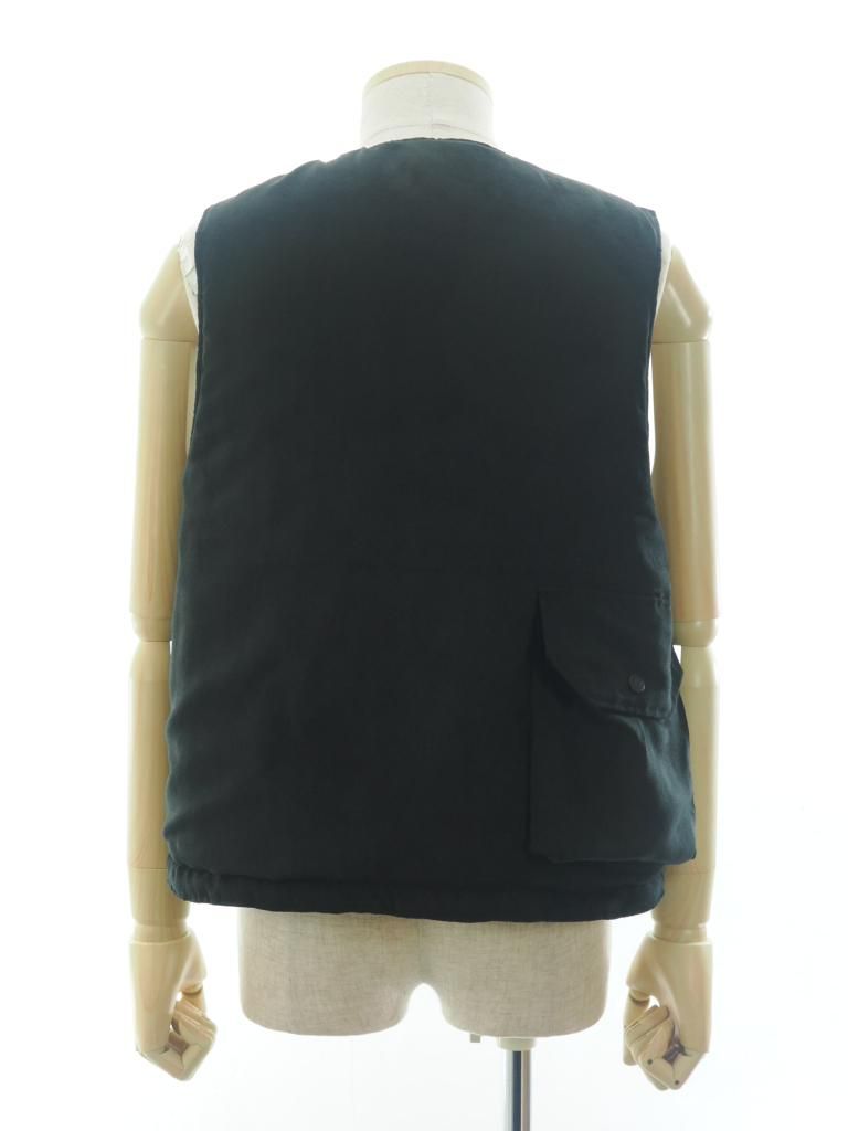 Engineered Garments エンジンニアドガーメンツ - Cover Vest カバーベスト - Lt. Weight Fake Suede - Black