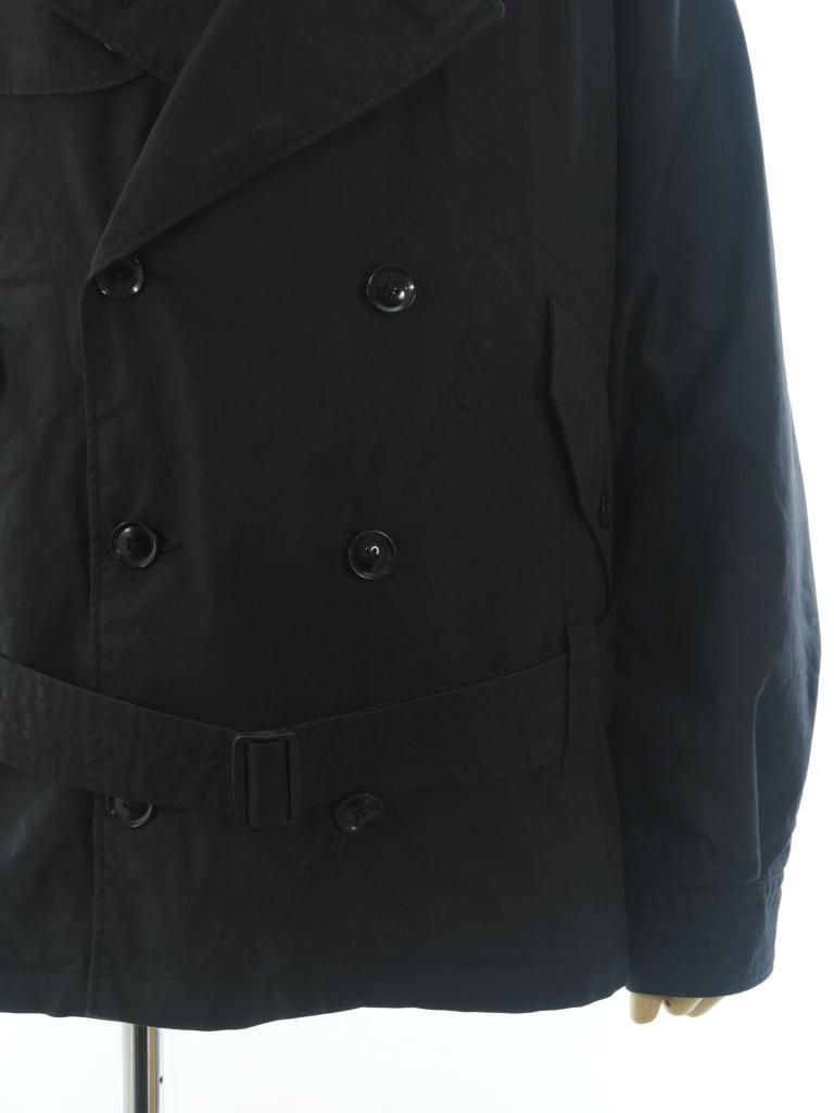 Engineered Garments エンジニアドガーメンツ - Short Trench Jacket ショートトレンチジャケット - Nyco Twill - Black