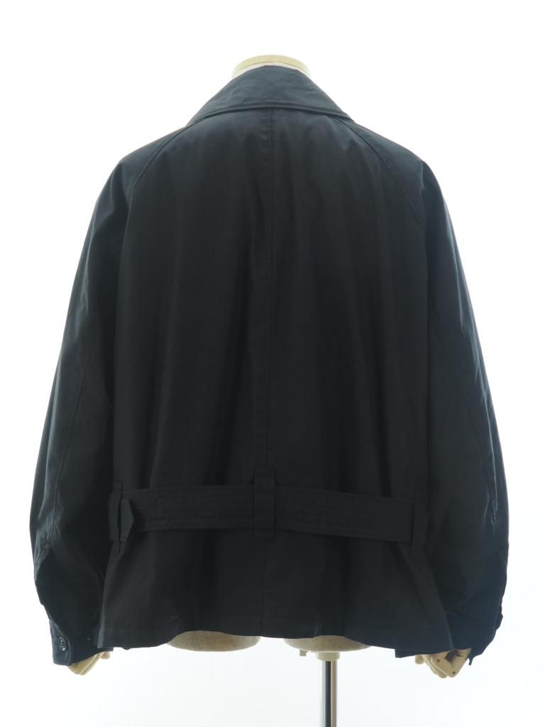 Engineered Garments エンジニアドガーメンツ - Short Trench Jacket ショートトレンチジャケット - Nyco Twill - Black