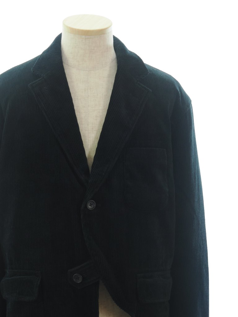 Engineered Garments 󥸥˥ɥ - Slanted Jacket ƥåɥ㥱å - Cotton 8W Corduroy - Black