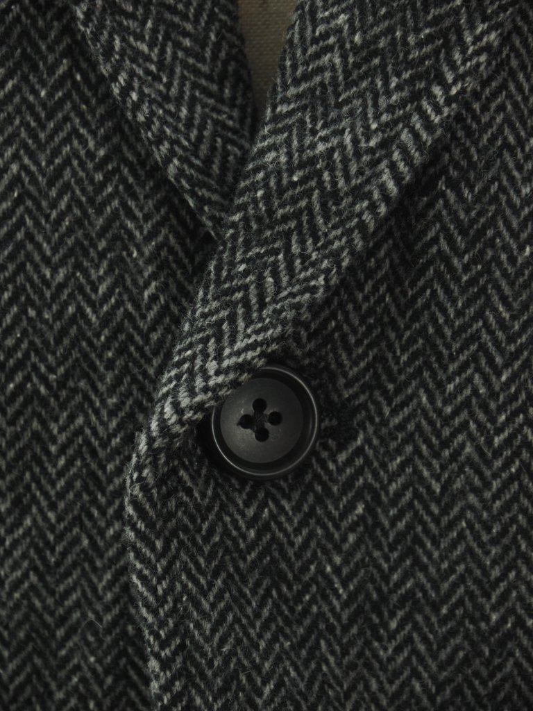 Engineered Garments 󥸥˥ɥ - Slanted Jacket ƥåɥ㥱å - Poly Wool Herringbone - Grey