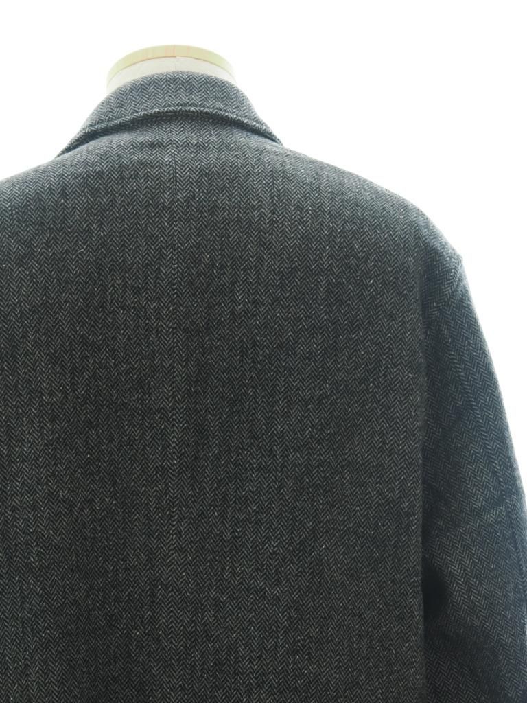 Engineered Garments エンジニアドガーメンツ - Slanted Jacket スランテッドジャケット - Poly Wool Herringbone - Grey