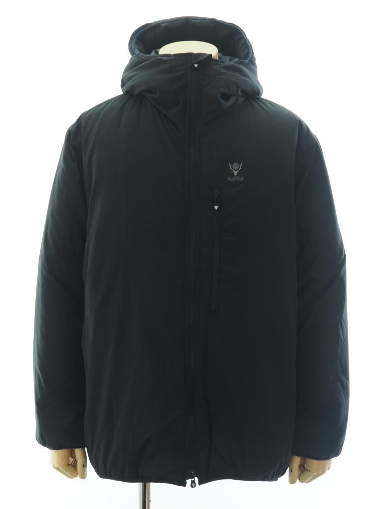 South2 West8 サウスツーウエストエイト - Insulator Zipped Parka インシュレータージップパーカー - Peach Skin - Black
