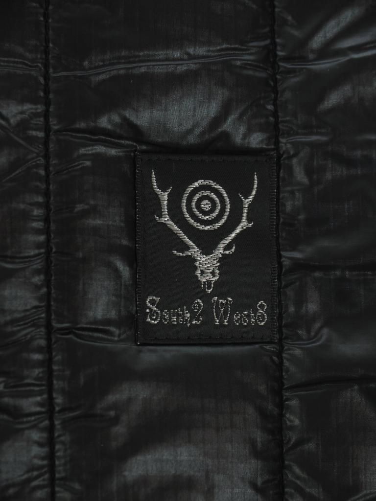 South2 West8 サウスツーウエストエイト - Quilted P/O Parka キルトプルオーバーパーカー - Nylon Ripstop - Black