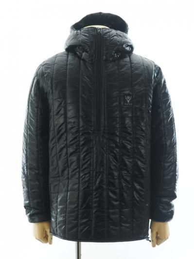 South2 West8 サウスツーウエストエイト - Quilted P/O Parka キルトプルオーバーパーカー - Nylon Ripstop - Black