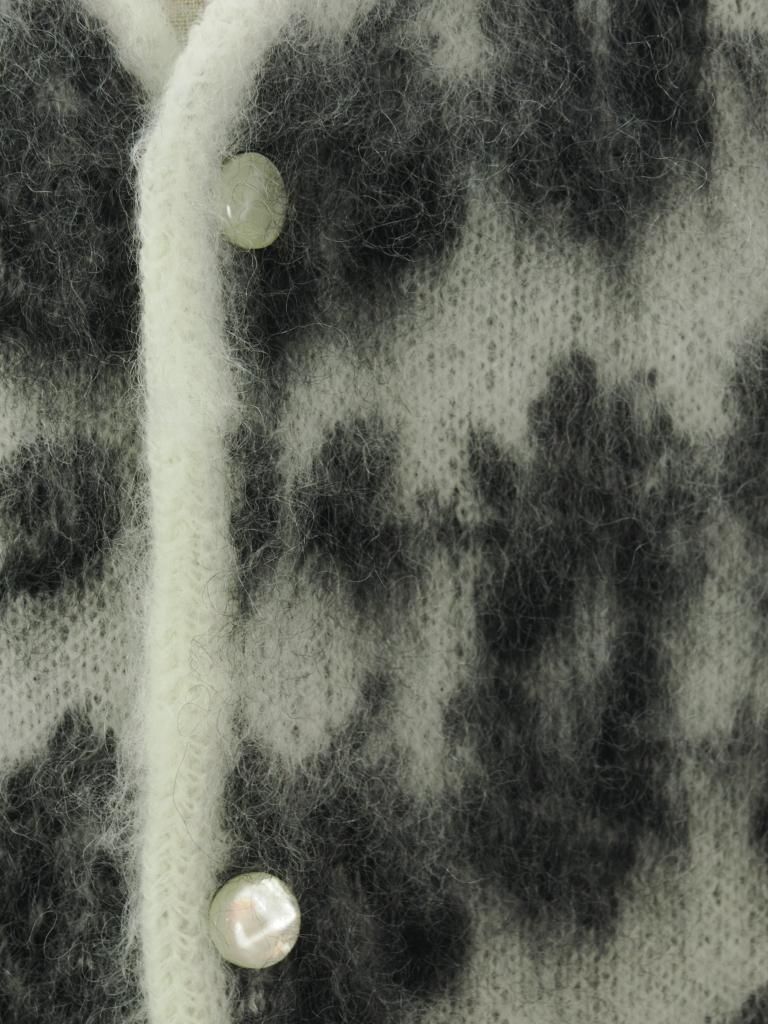 Needles ニードルズ - Mohair Cardigan モヘアカーディガン - Rose ローズ - Ice White