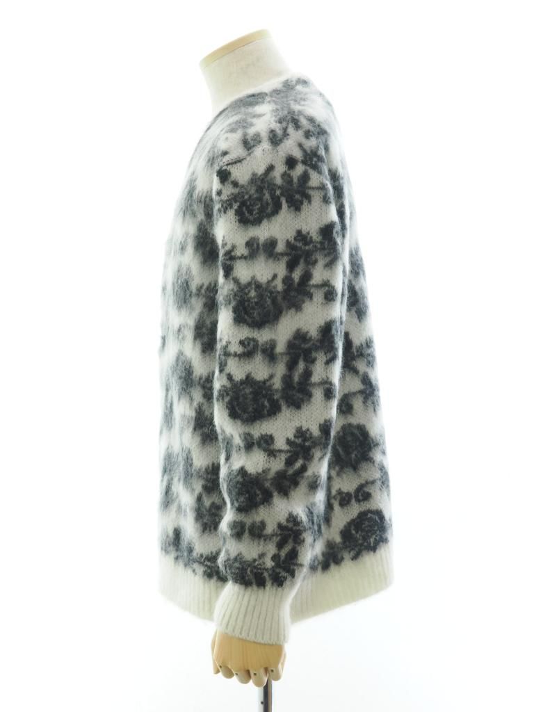 Needles ニードルズ - Mohair Cardigan モヘアカーディガン - Rose ローズ - Ice White