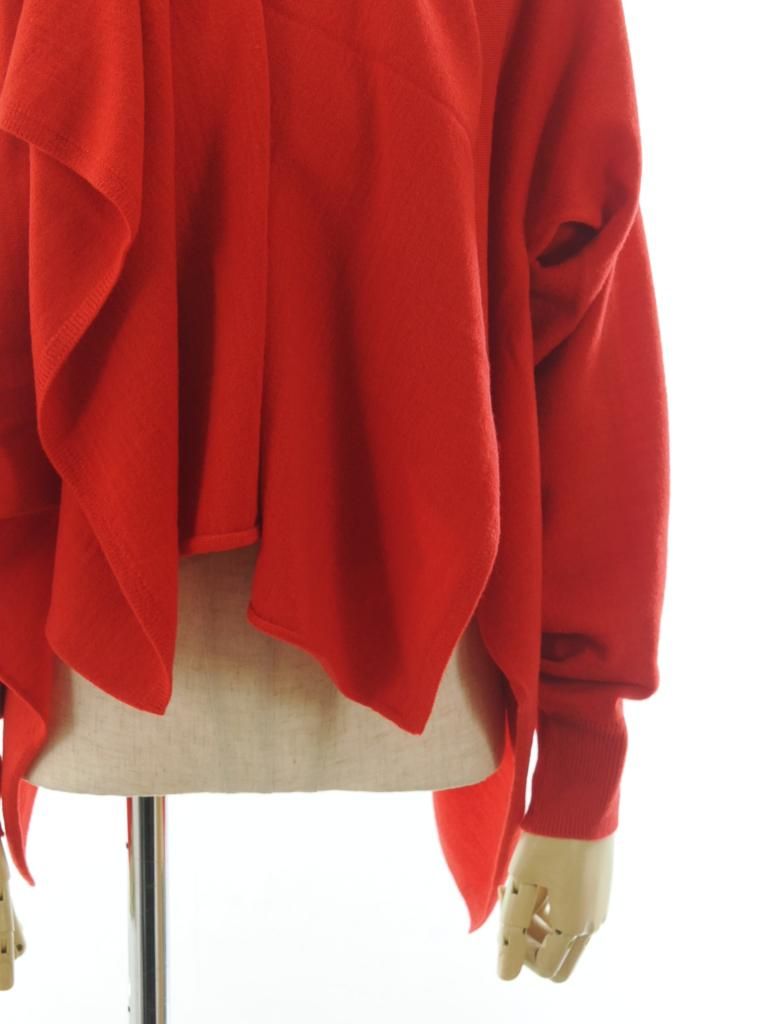 Rhodolirion ロドリリオン - Knot Cardigan ノットカーディガン - Boiled Knit - Red