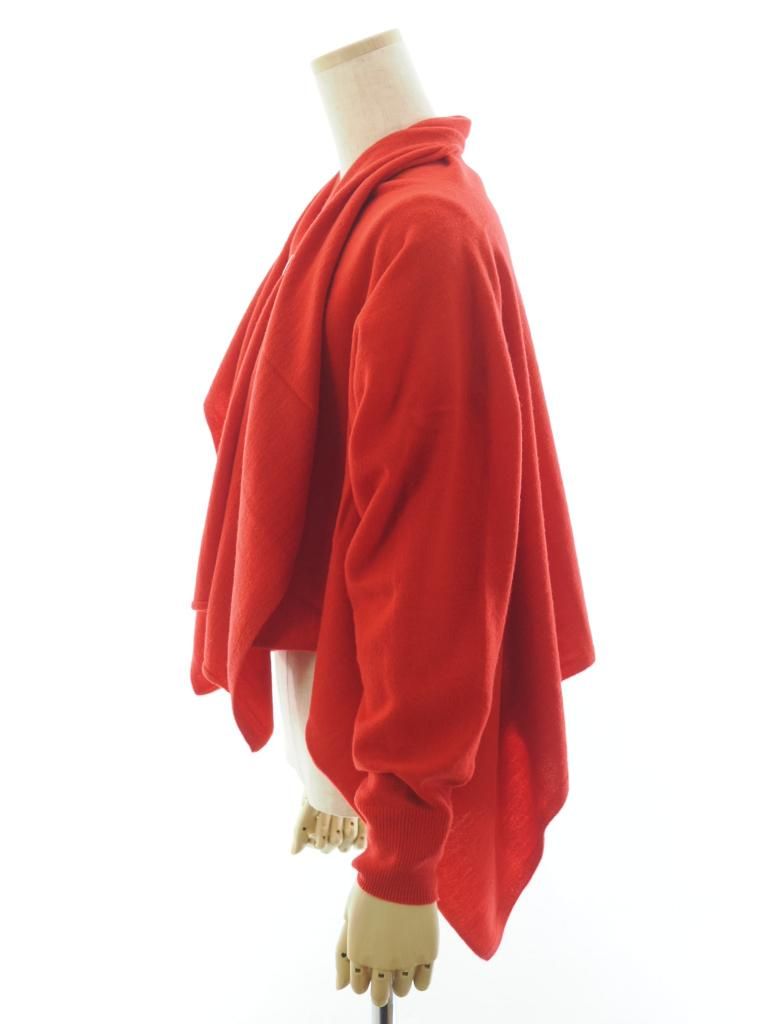 Rhodolirion ロドリリオン - Knot Cardigan ノットカーディガン - Boiled Knit - Red