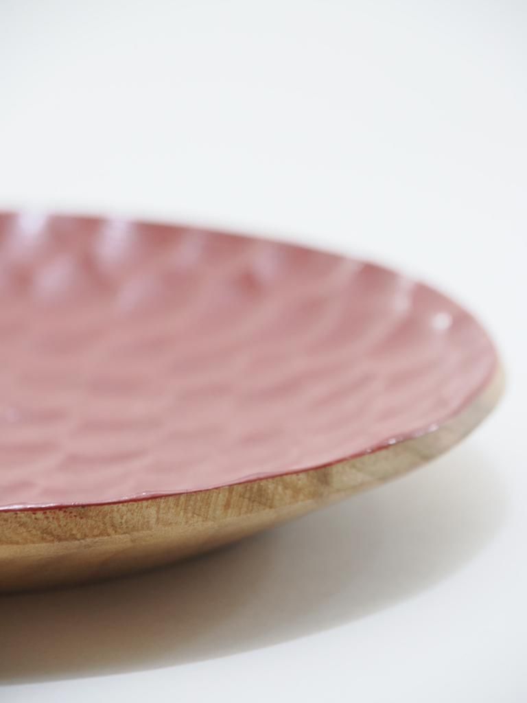 AKIHIRO WOODWORKS アキヒロウッドワークス - Akihiro Plate Urushi Hibrid Red165 アキヒロプレートウルシハイブリッドレッド